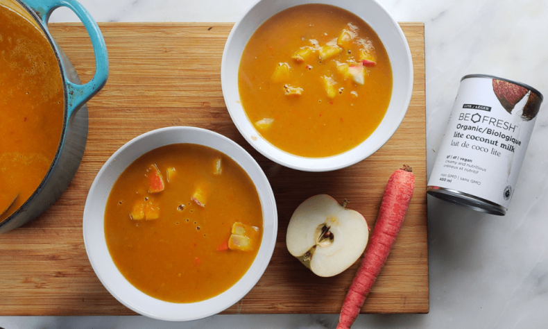 carrot and apple soup