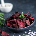 salt and vinegar beet chips