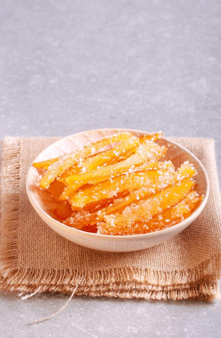 candied orange peels