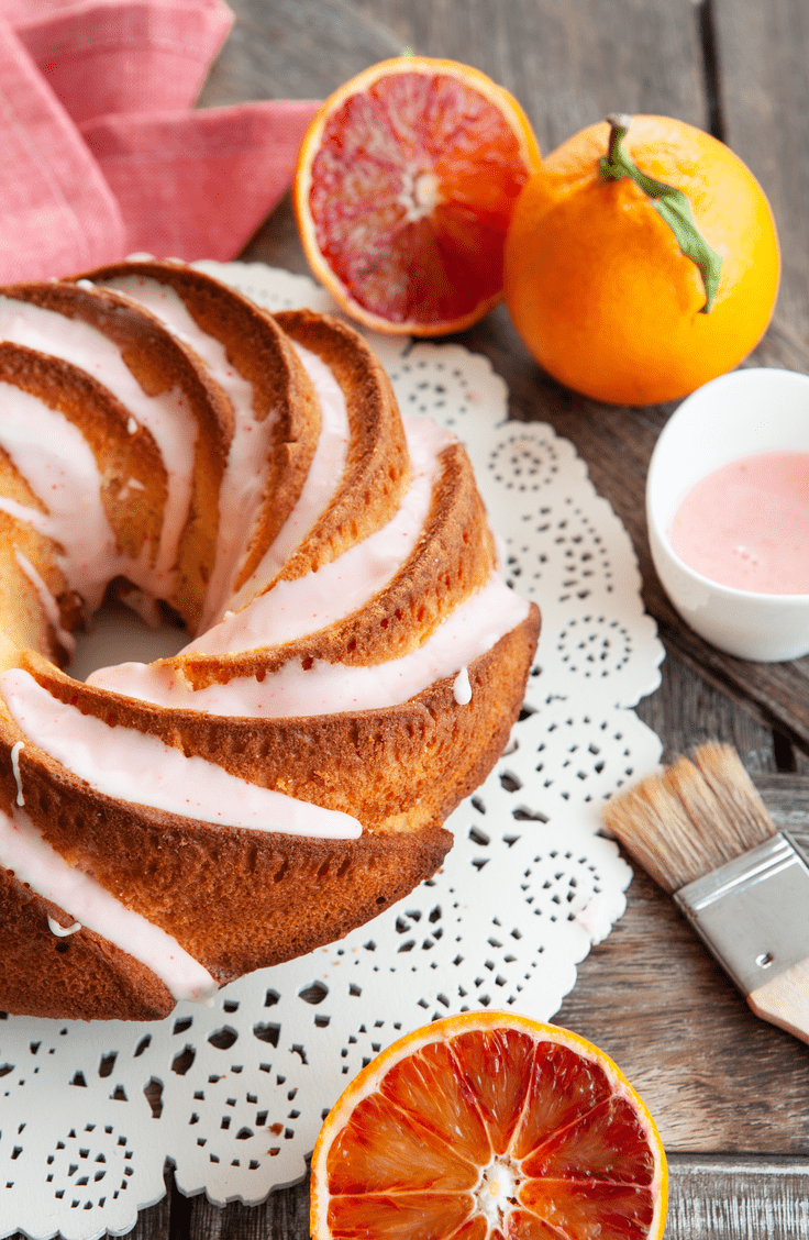 blood orange cake