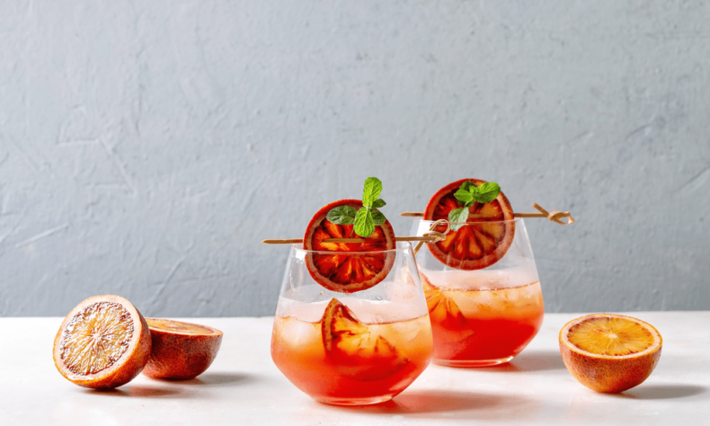 blood orange citrus cocktails