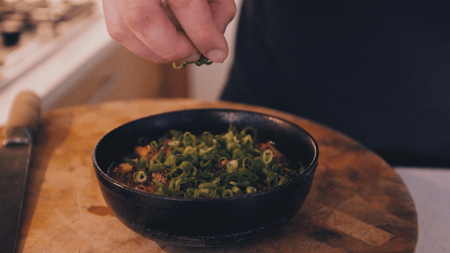 Mapo Tofu dish made by Matthew Murtagh-Wu of the Dumpling King