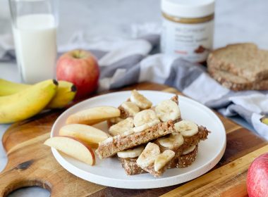 Banana Nut Butter Toast SPUD Back to School