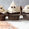 Vegan And Gluten-Free Ghost Cupcakes