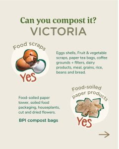 What can you compost Victoria