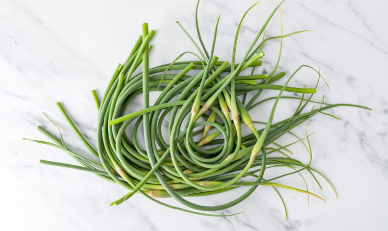 garlic scapes