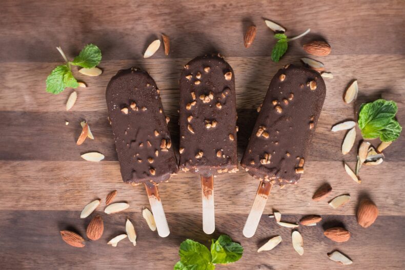 healthy homemade ice cream bars